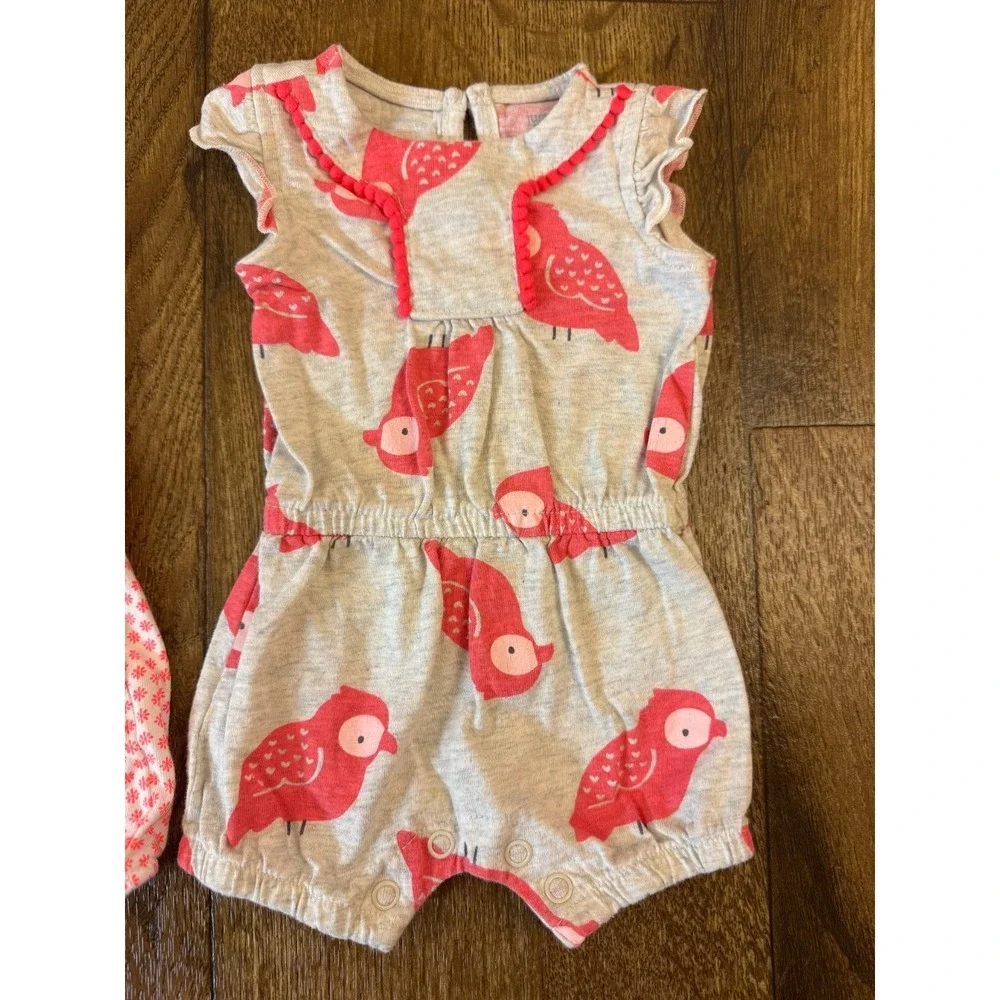 Carters Baby Clothes Girl Newborn‎ Bundle Summer Rompers One Pieces Outfits Bird